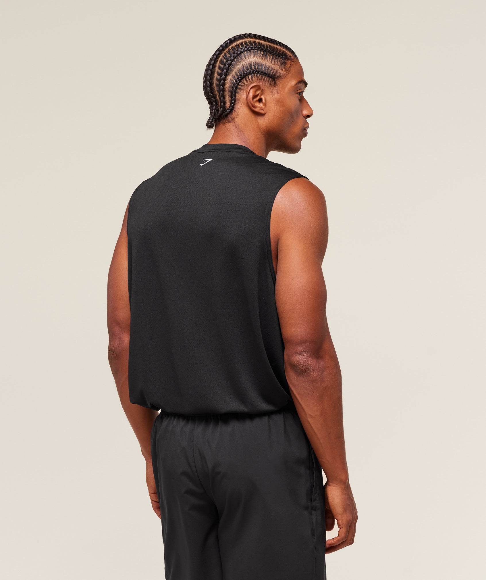 S&C Graphic Cut Off Tank Black