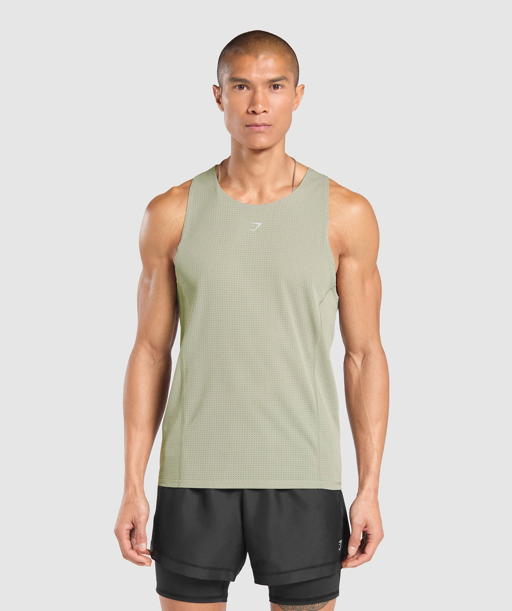 Running Tank Chalk Green