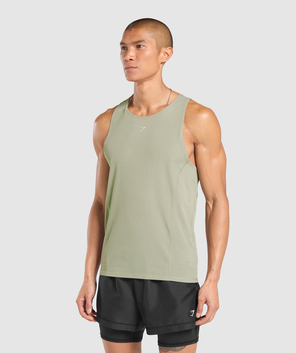 Running Tank Chalk Green