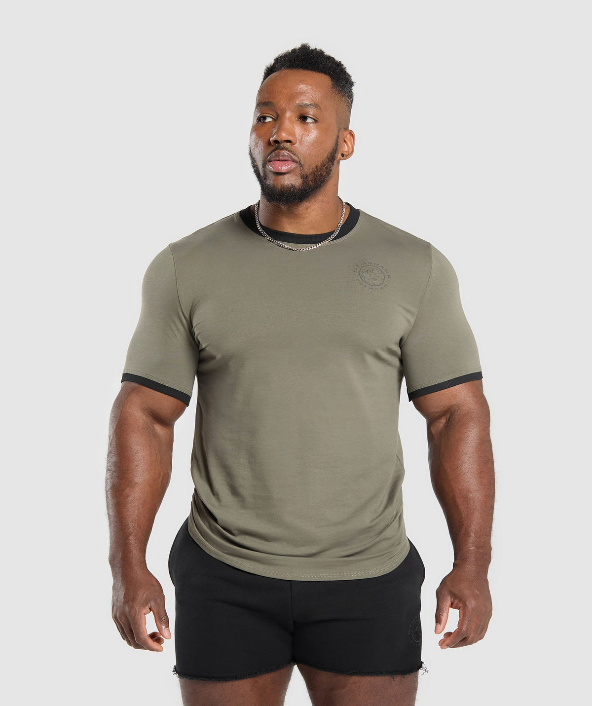 Legacy Ringer T-Shirt Base Green/Black