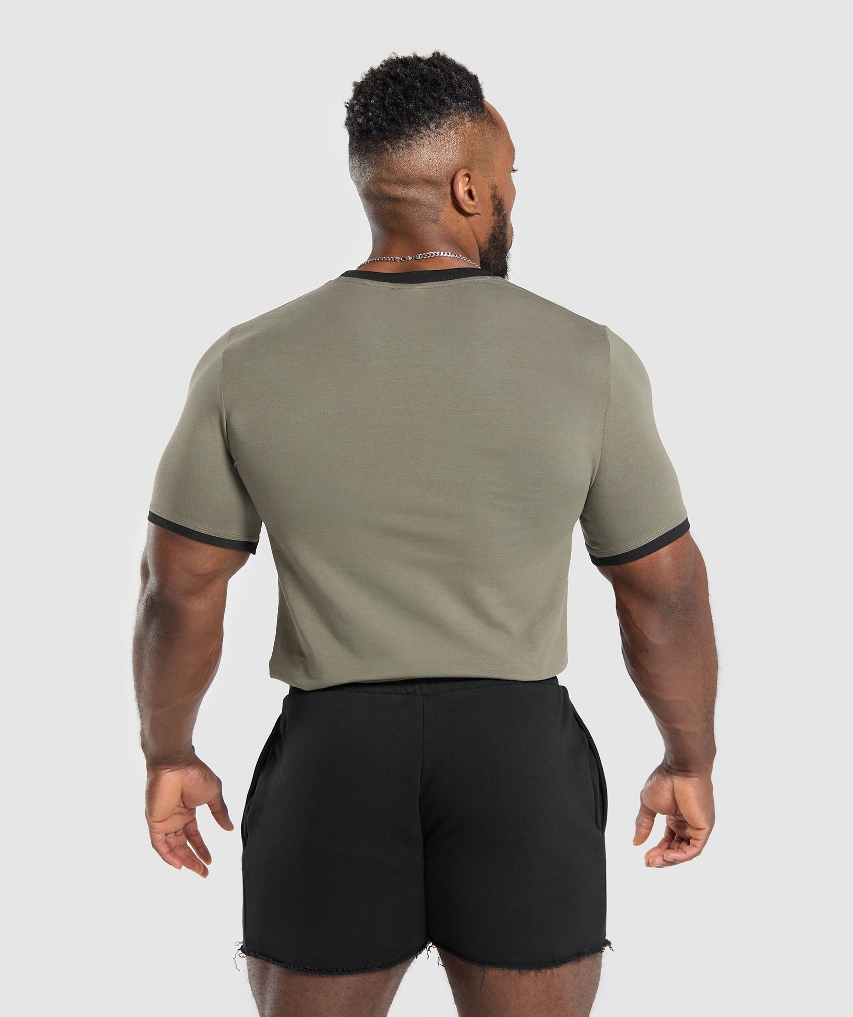 Legacy Ringer T-Shirt Base Green/Black