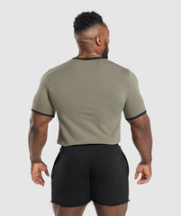 Legacy Ringer T-Shirt Base Green/Black
