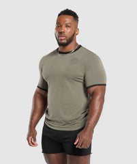 Legacy Ringer T-Shirt Base Green/Black