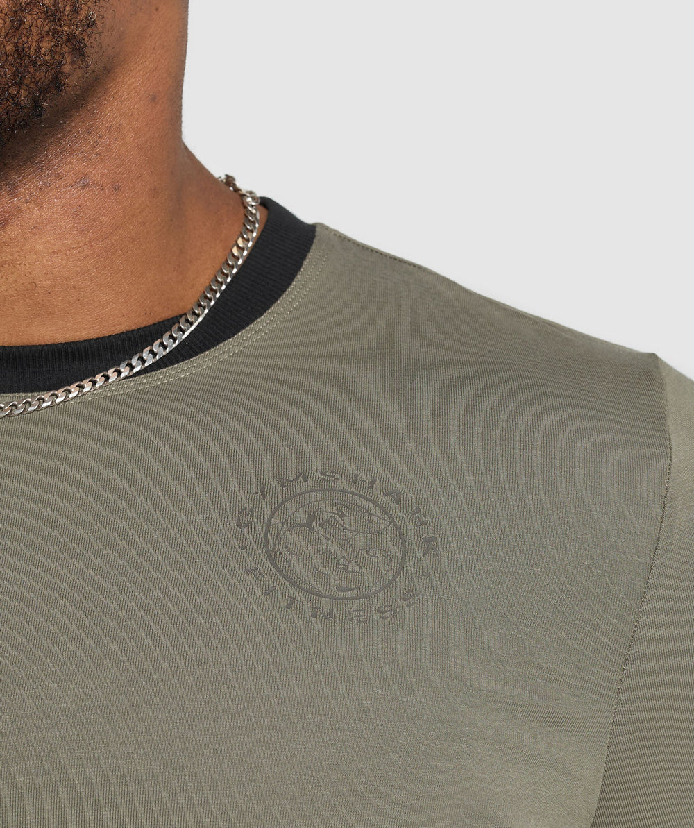 Legacy Ringer T-Shirt Base Green/Black