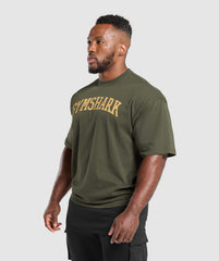 Collegiate T-Shirt Strength Green