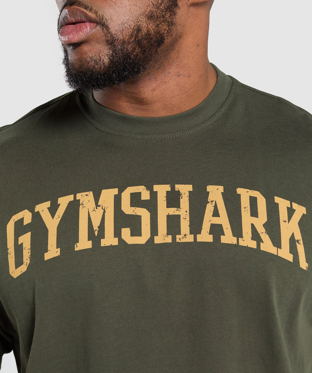 Collegiate T-Shirt Strength Green