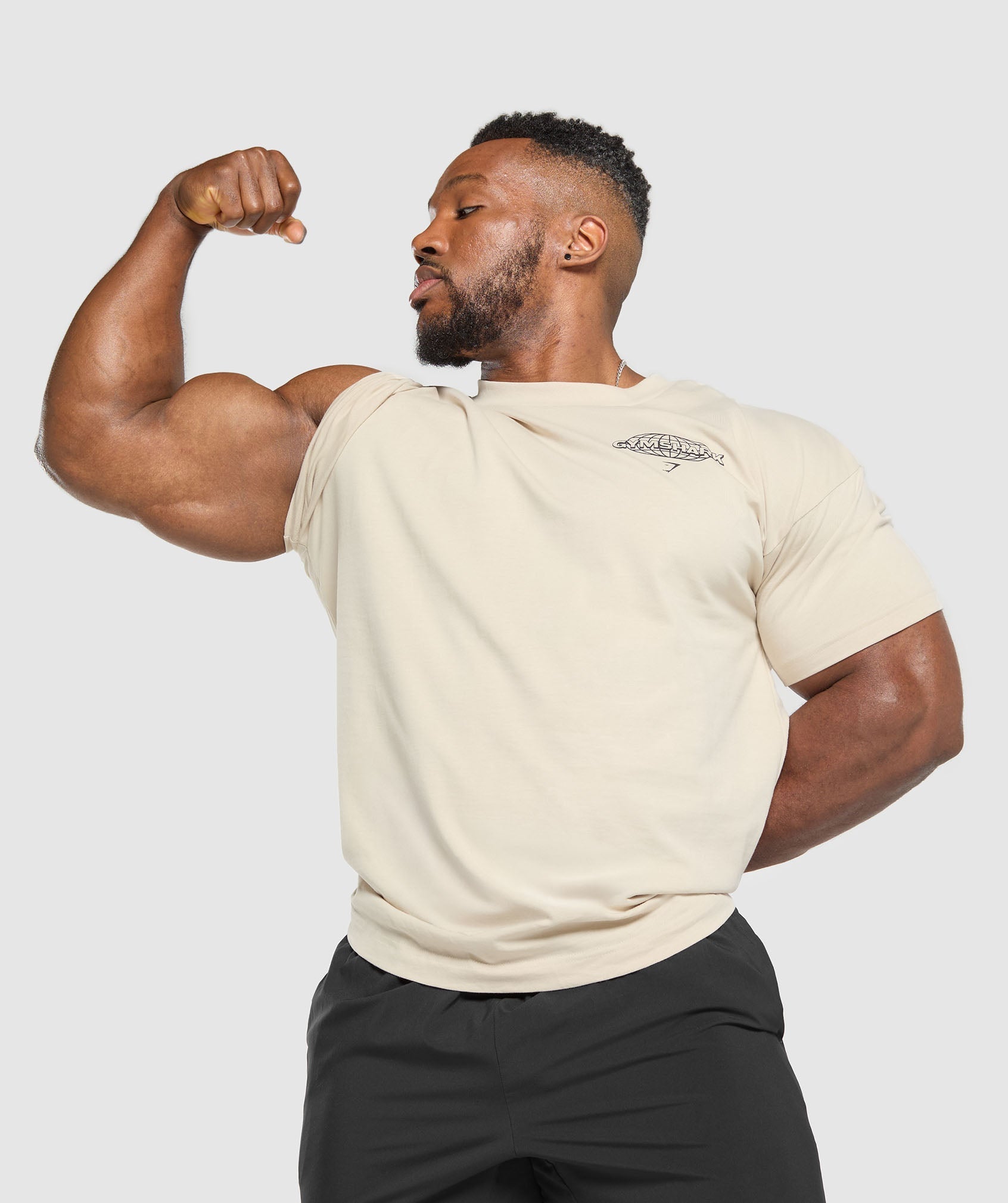 Worldwide T-Shirt Cream Beige
