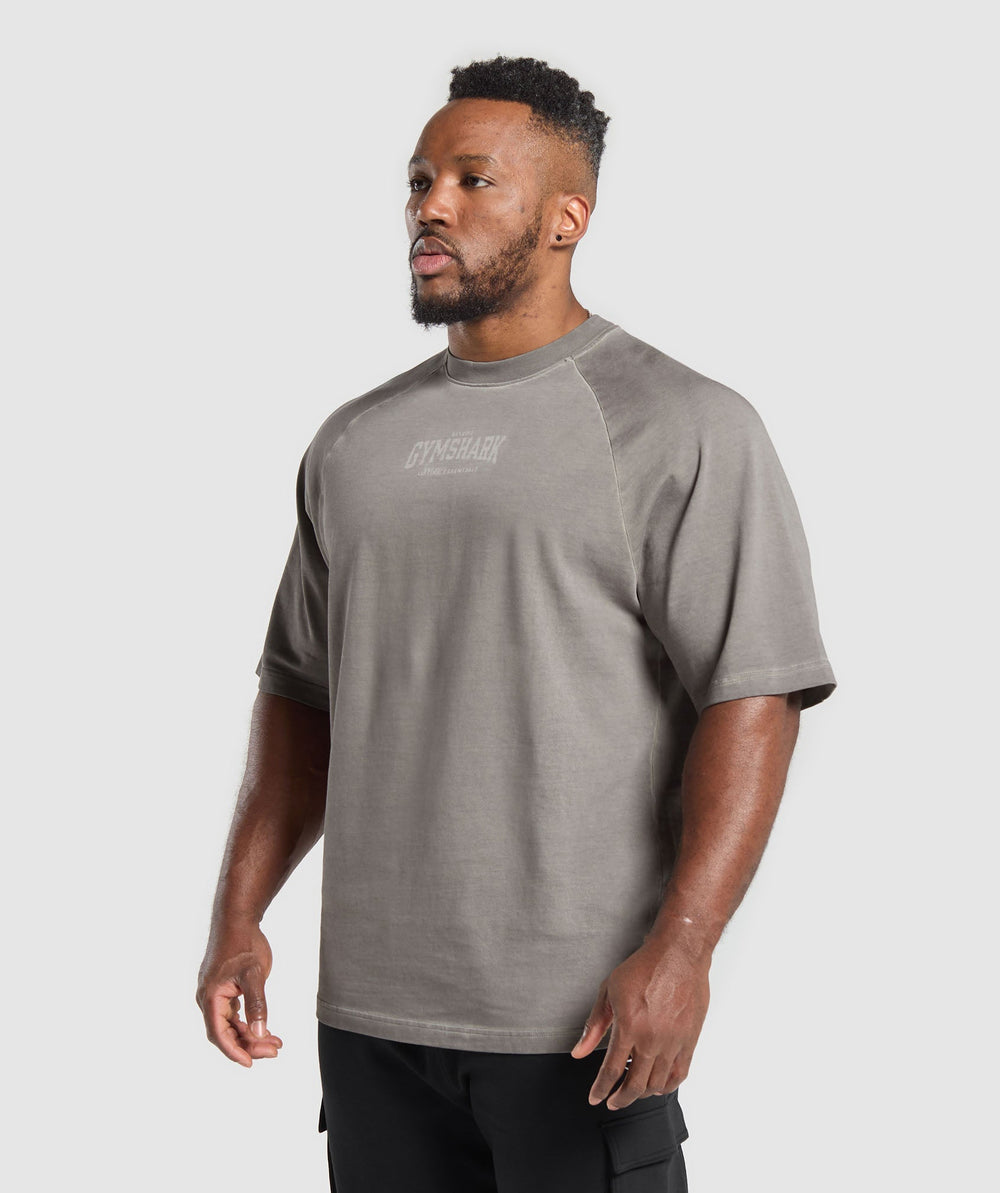 Heavyweight T-Shirt Metal Grey/Asphalt Grey