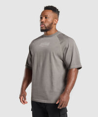 Heavyweight T-Shirt Metal Grey/Asphalt Grey
