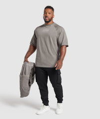 Heavyweight T-Shirt Metal Grey/Asphalt Grey