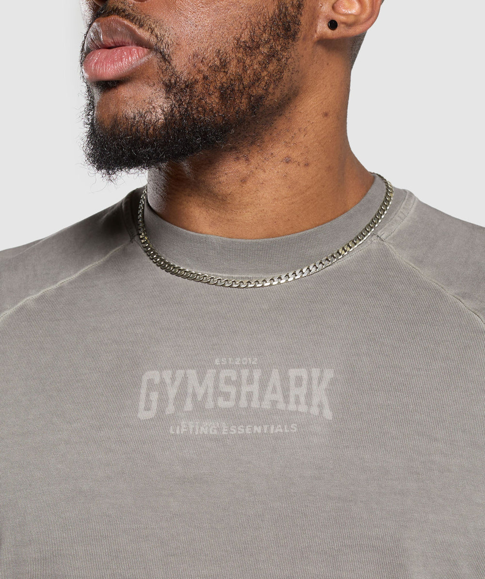 Heavyweight T-Shirt Metal Grey/Asphalt Grey