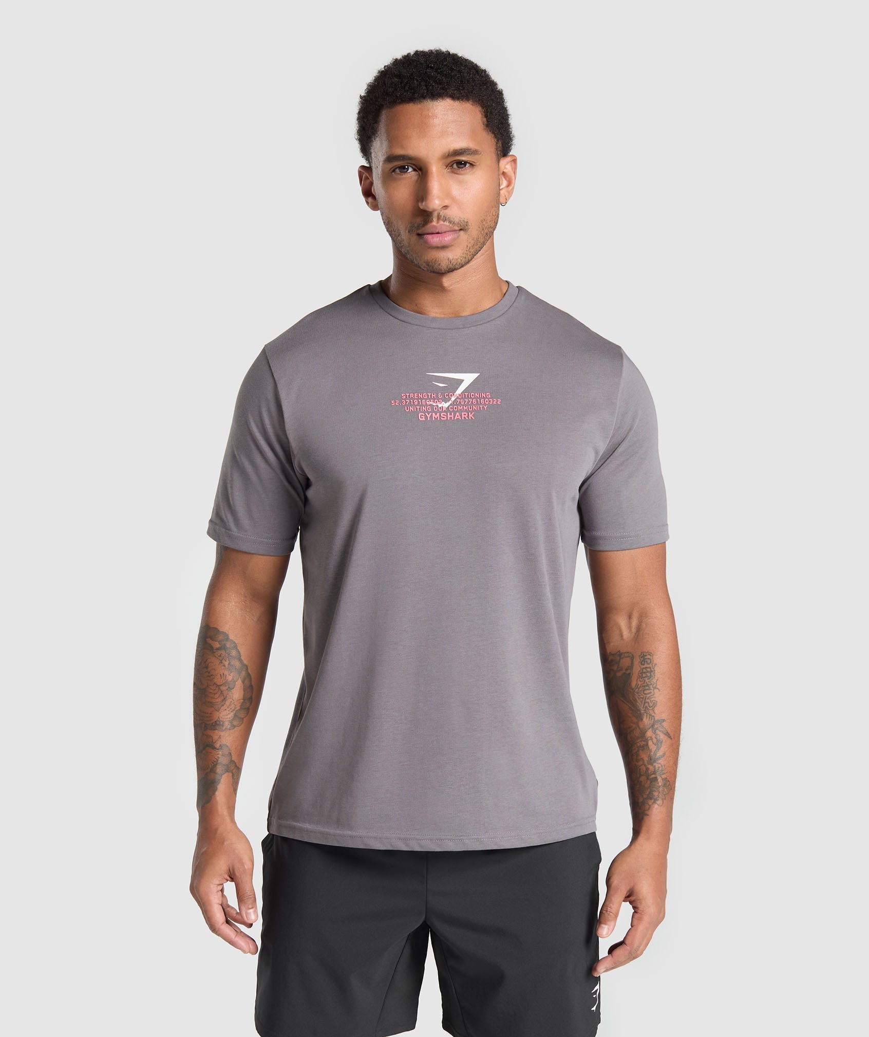 Fitness Apparel Functional T-Shirt Brushed Grey