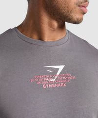Fitness Apparel Functional T-Shirt Brushed Grey
