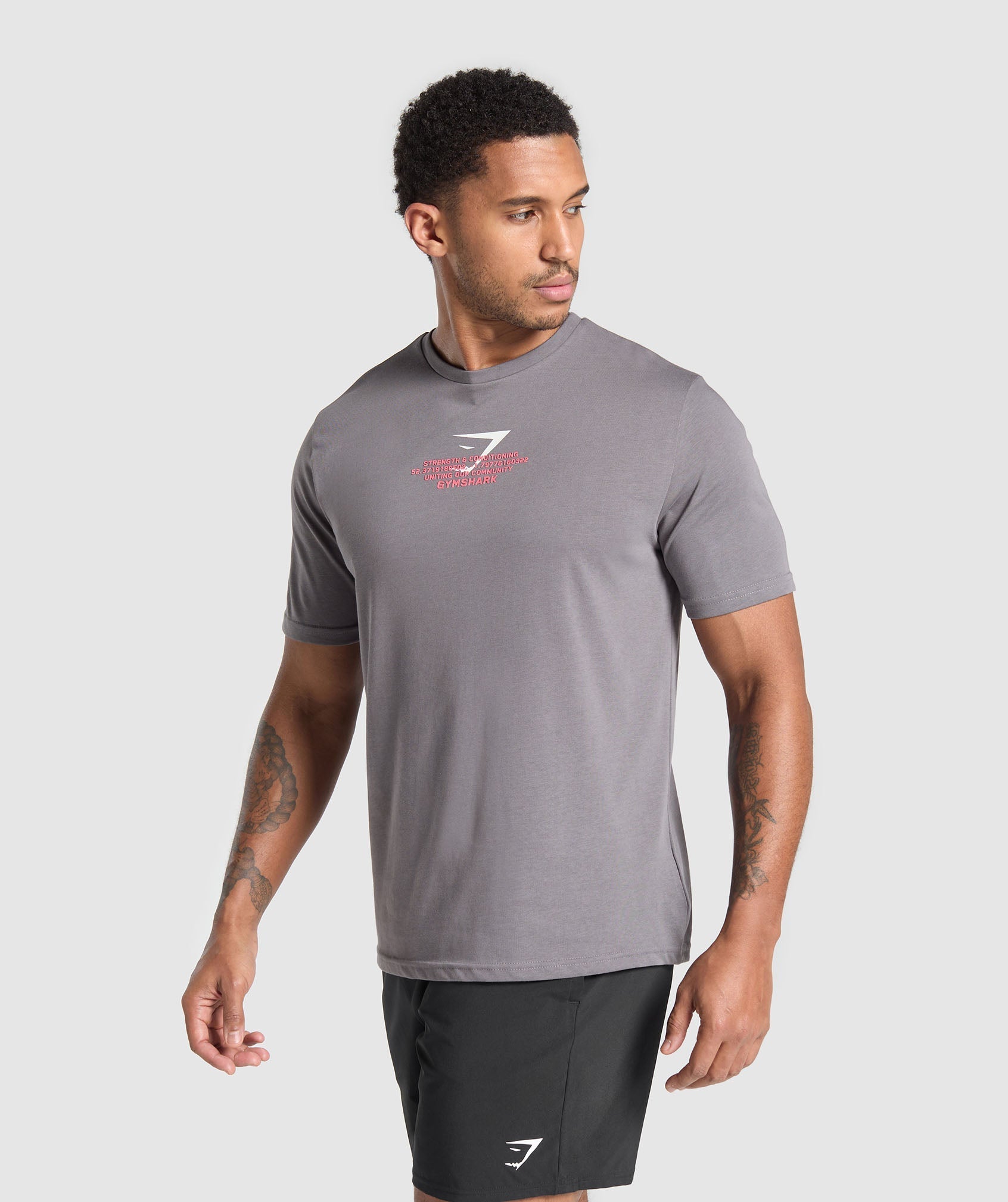 Fitness Apparel Functional T-Shirt Brushed Grey