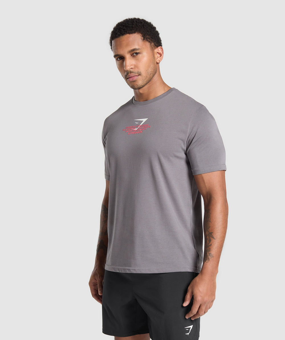 Fitness Apparel Functional T-Shirt Brushed Grey