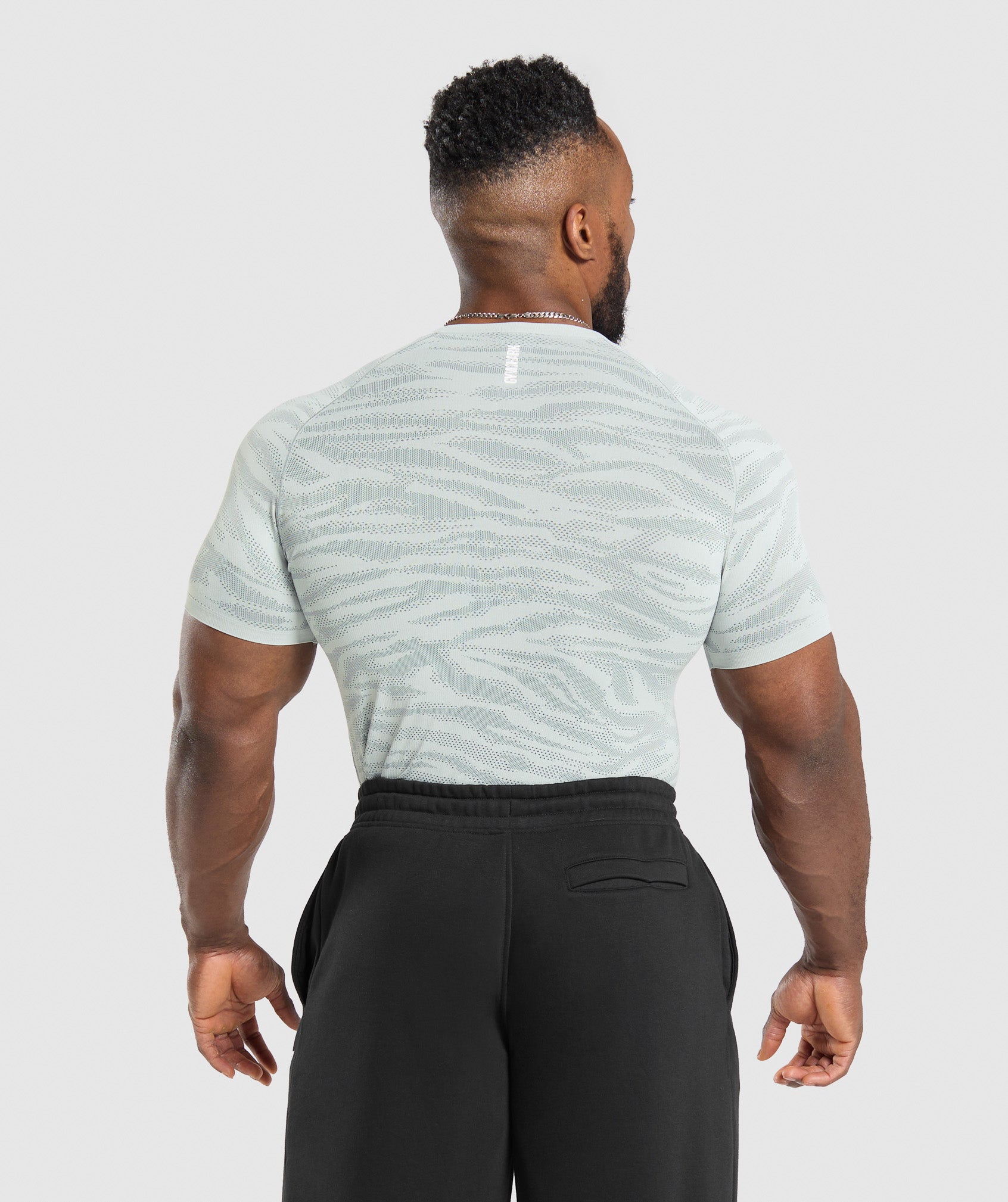 Geo Animal Seamless T-Shirt Cool Blue/Cargo Blue