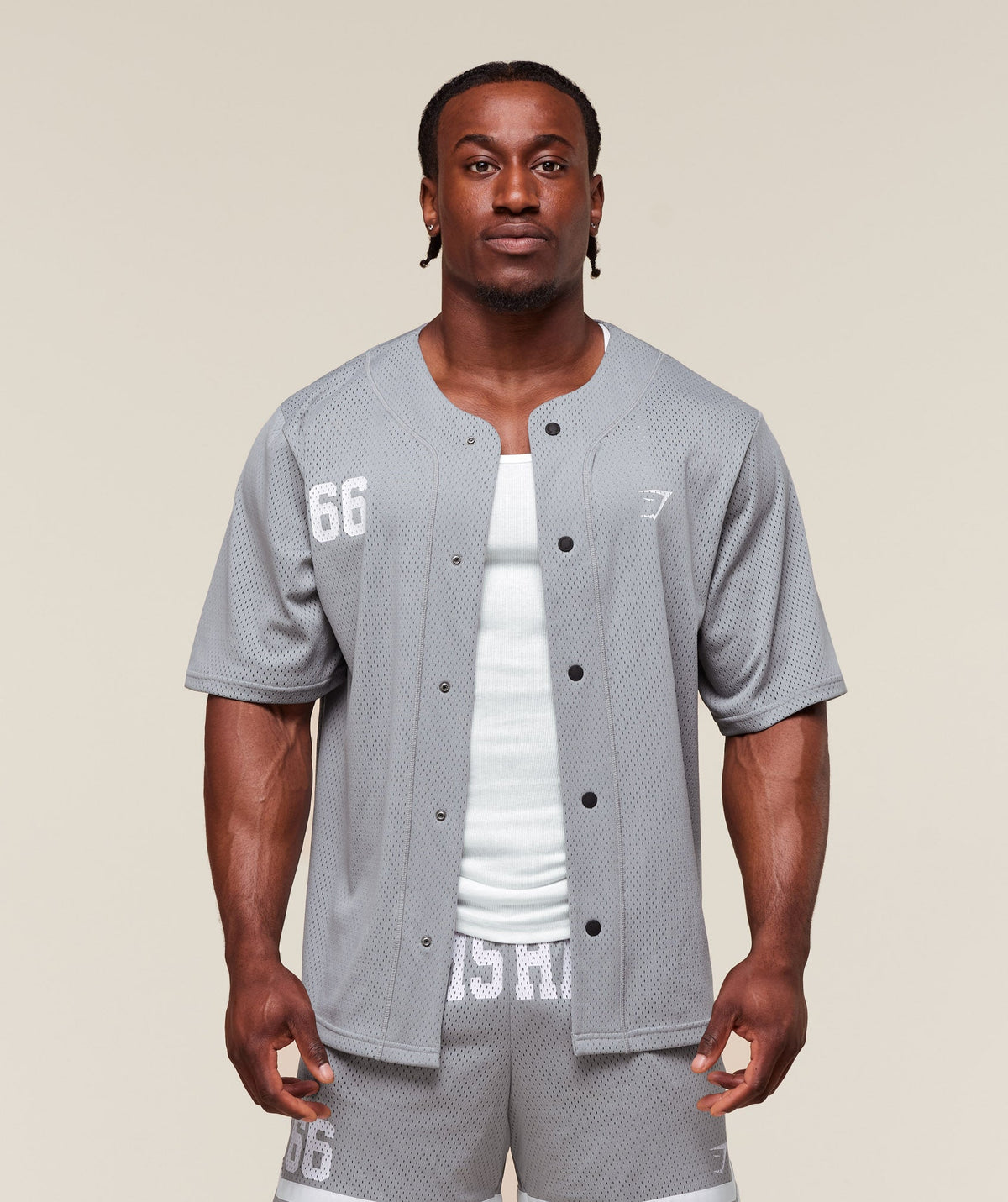 Sports Jersey Denim Grey