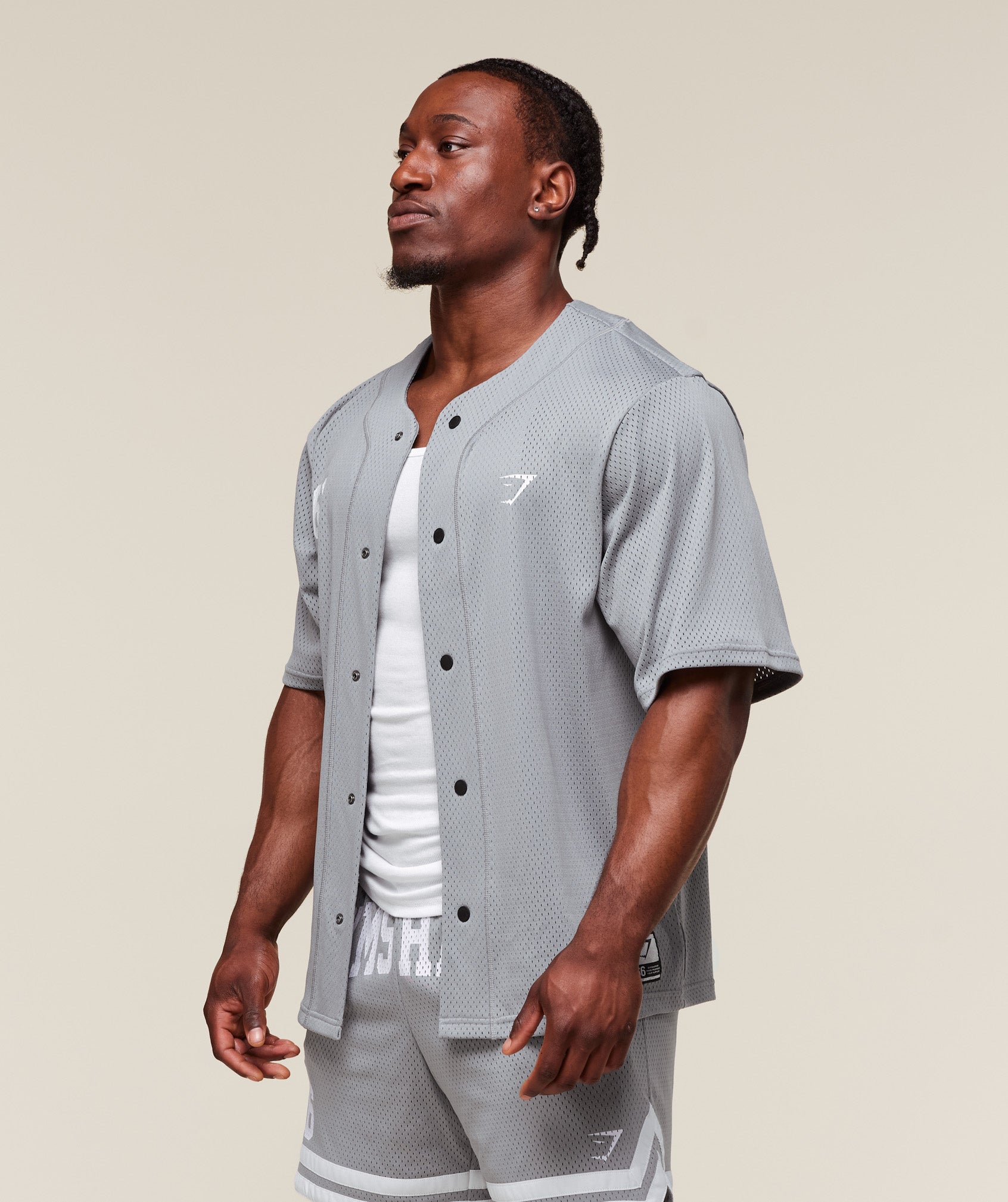 Sports Jersey Denim Grey