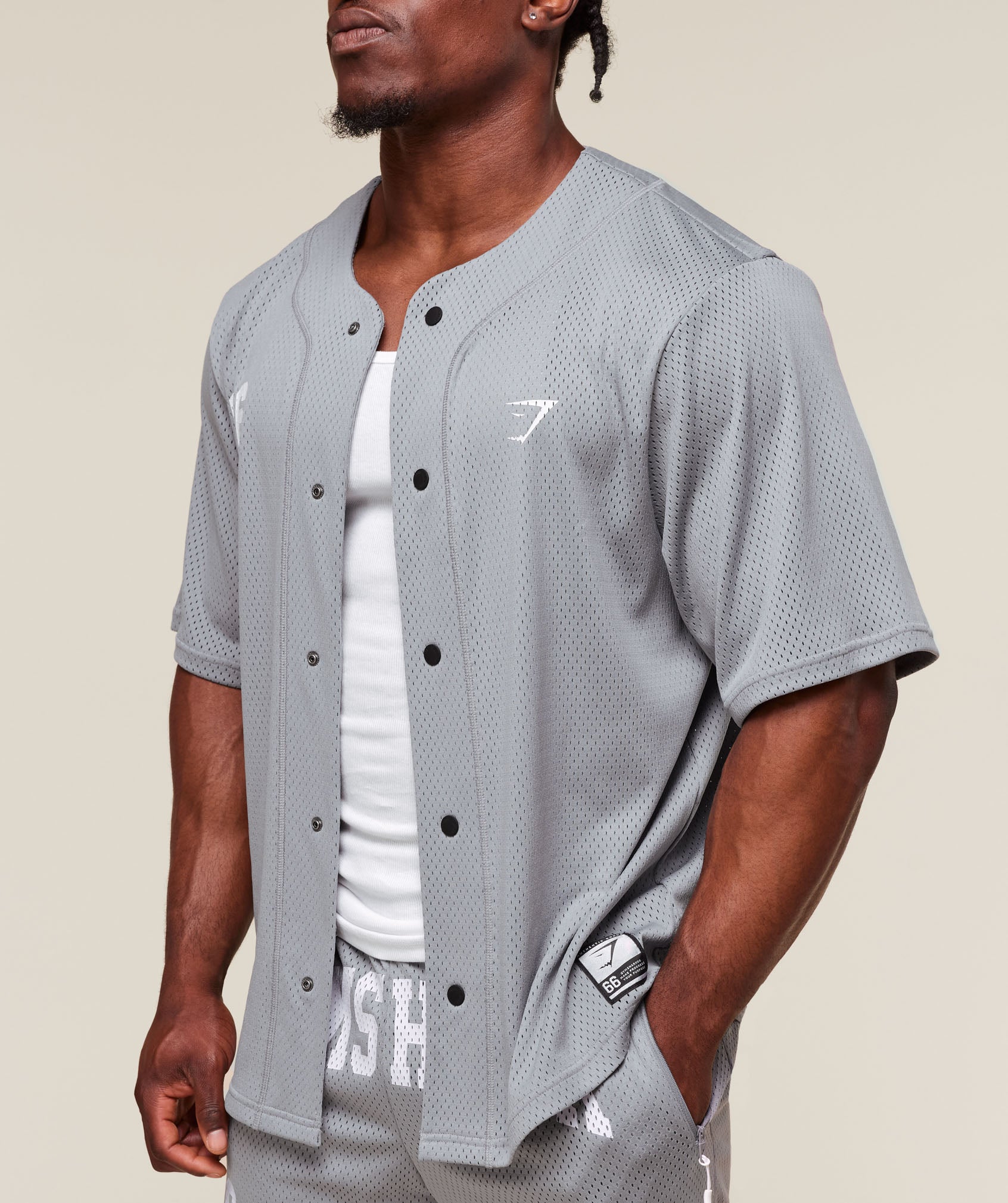 Sports Jersey Denim Grey