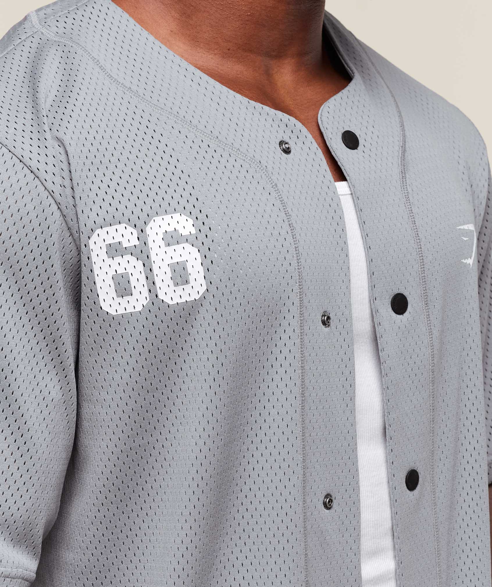 Sports Jersey Denim Grey