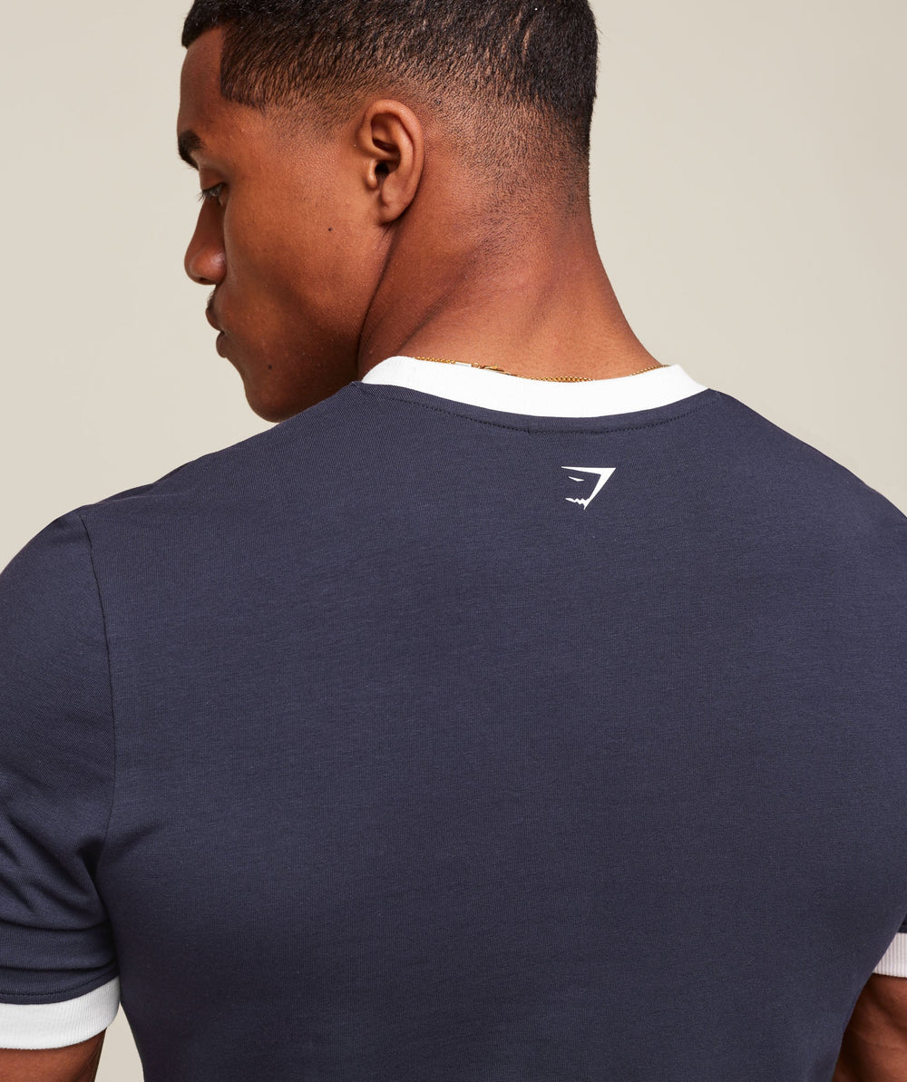 GSLC Ringer T-Shirt Heavy Blue