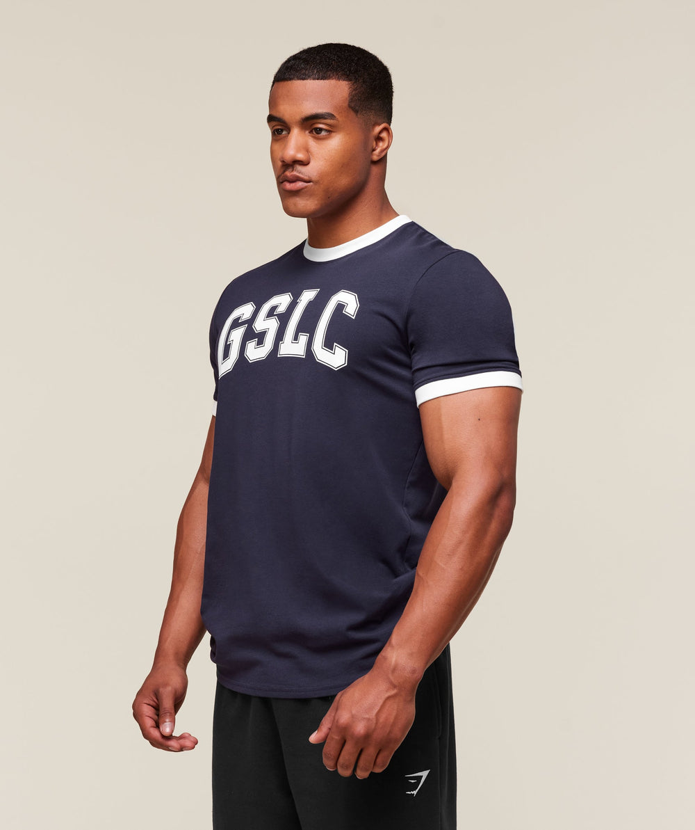 GSLC Ringer T-Shirt Heavy Blue