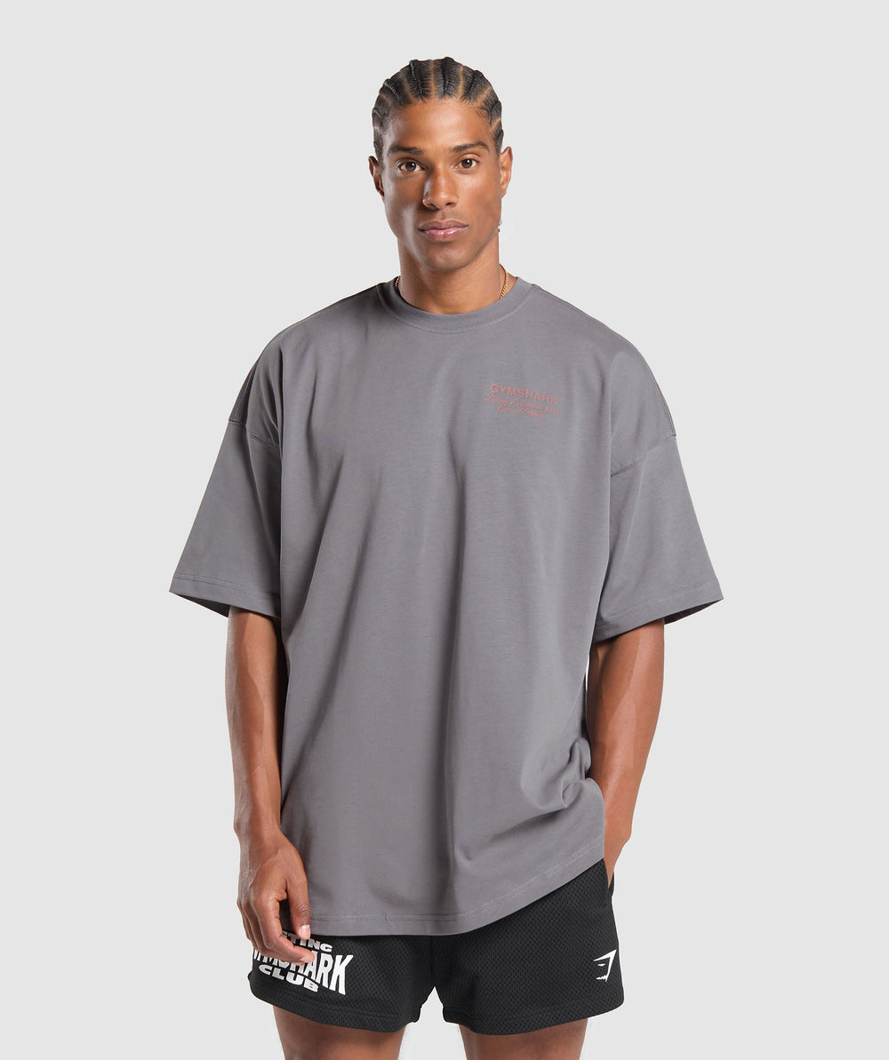 British Iron T-Shirt Brushed Grey