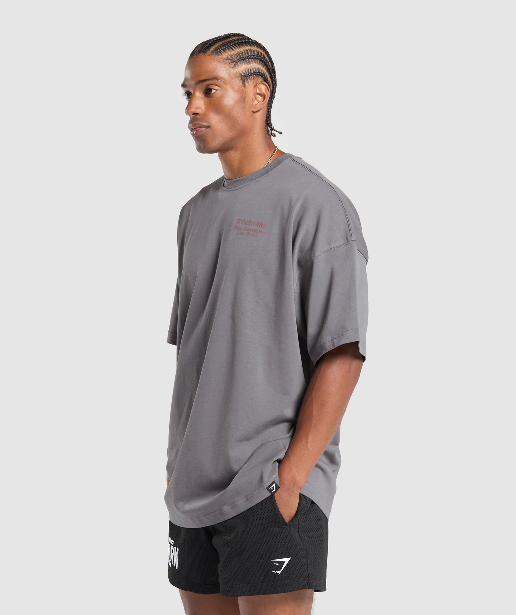 British Iron T-Shirt Brushed Grey