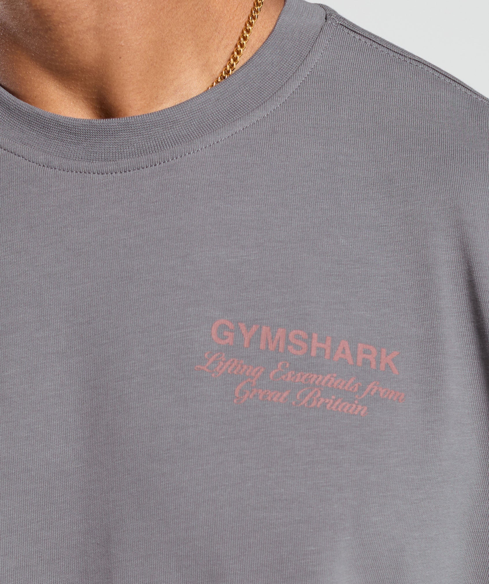 British Iron T-Shirt Brushed Grey