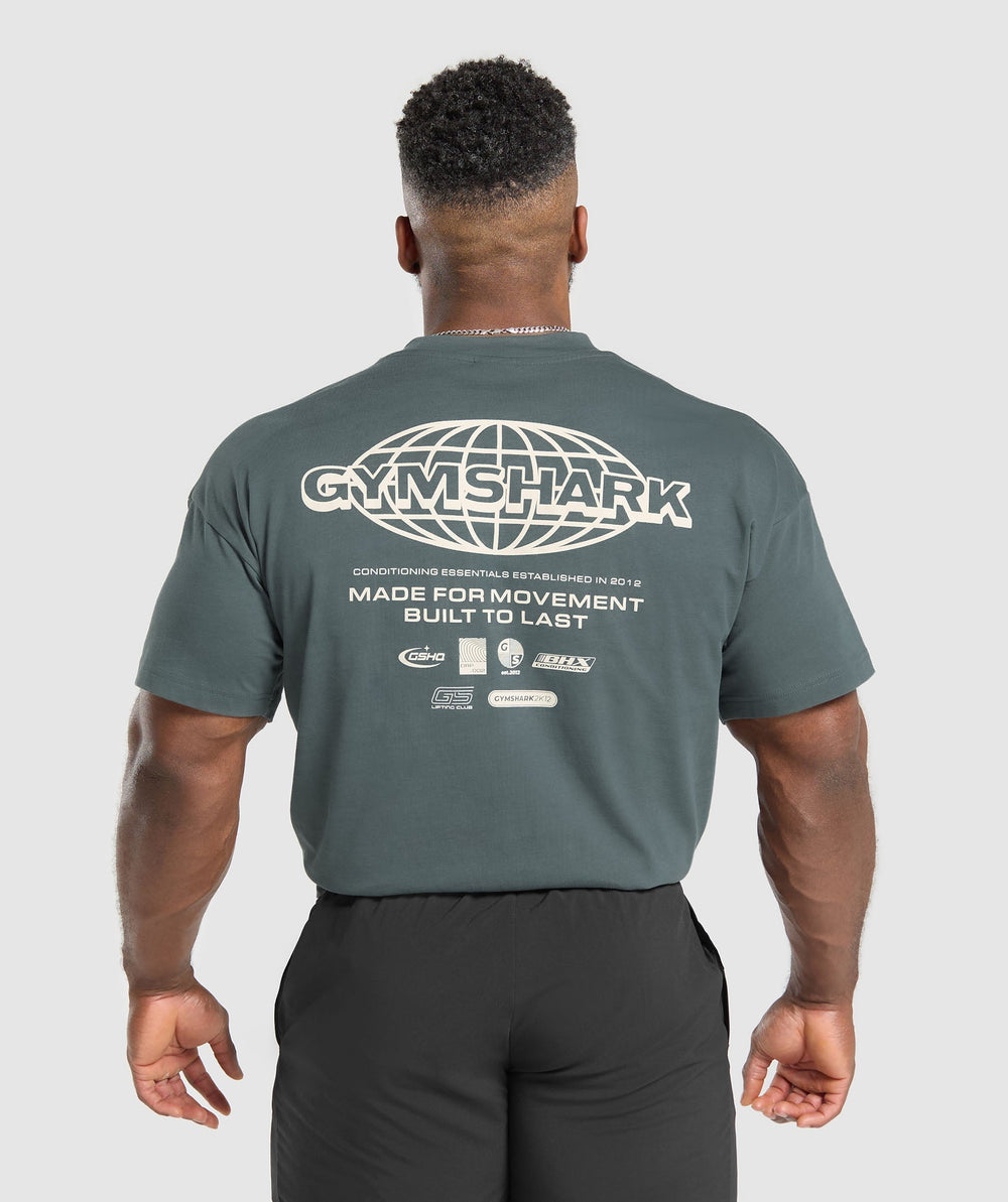 Worldwide T-Shirt Strong Grey