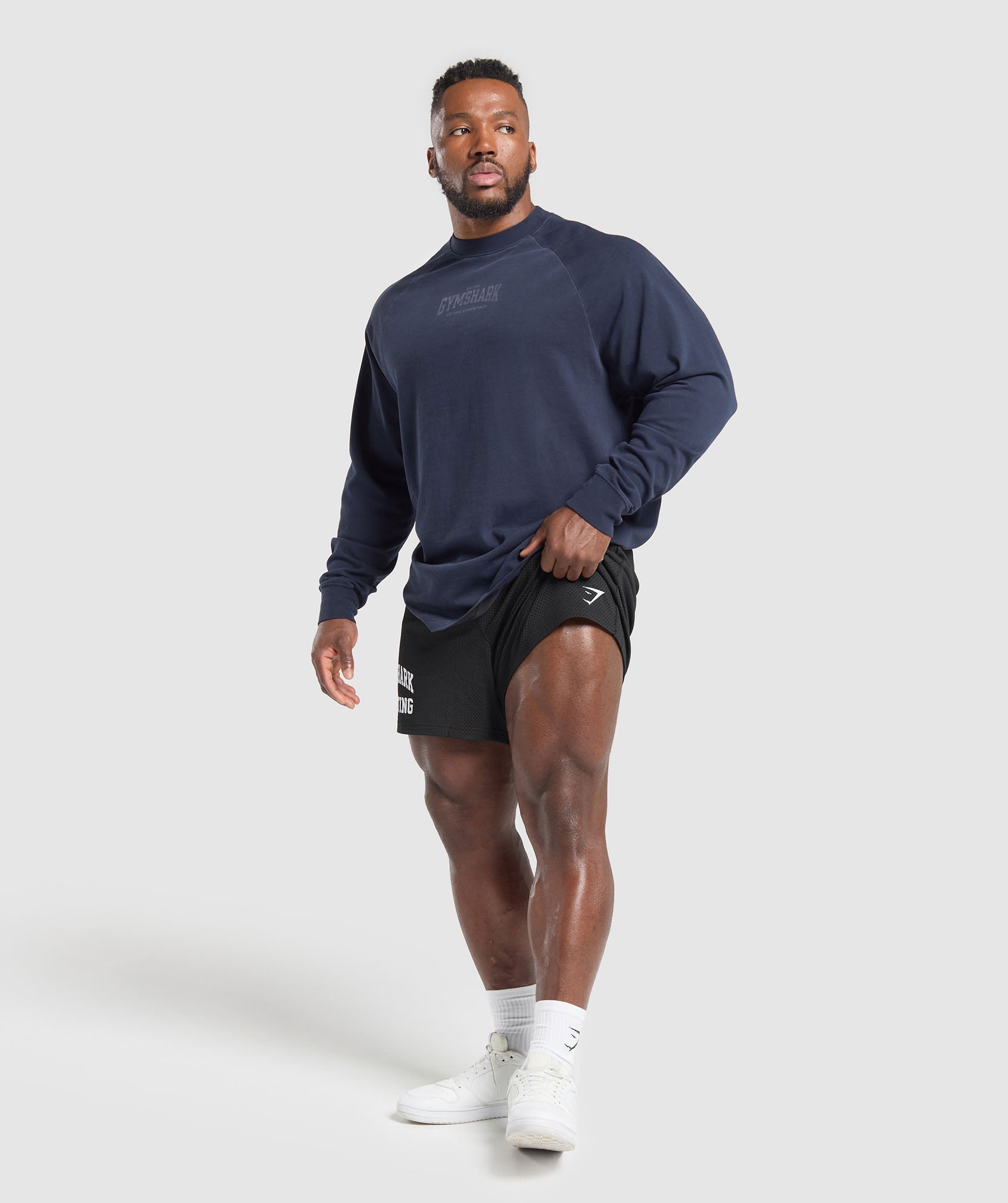 Heavyweight Long Sleeve T-Shirt  Heavy Blue/Wash