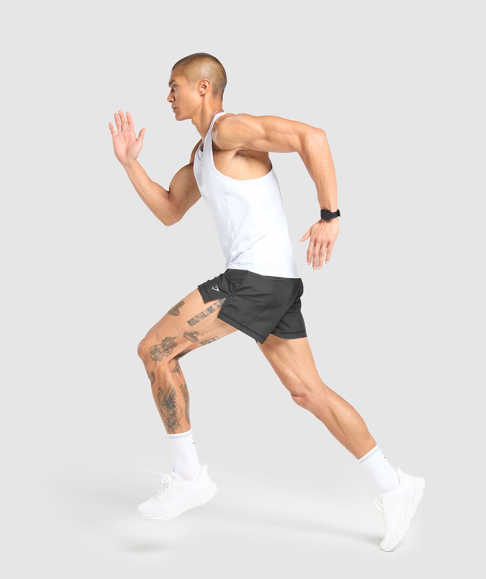 Running Tank White