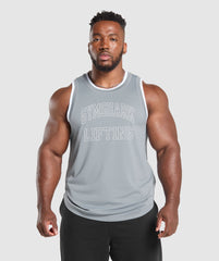 Mesh Tank Denim Grey