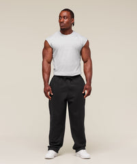 React Cut Off Tank Light Grey Core Marl