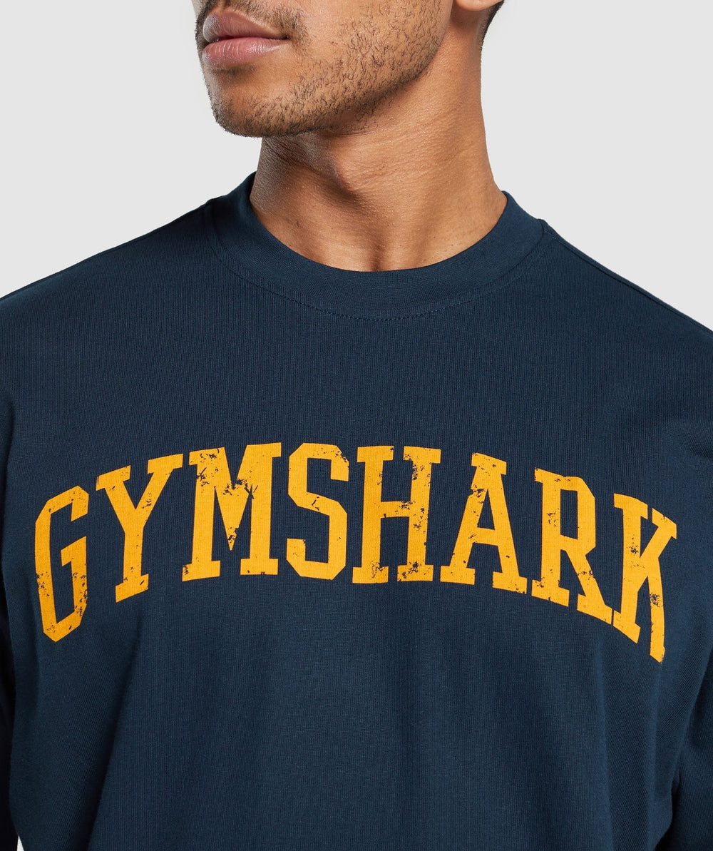 Collegiate T-Shirt Navy