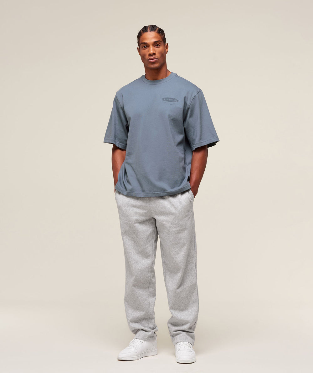 For The Lifters Boxy T-Shirt Iron Blue