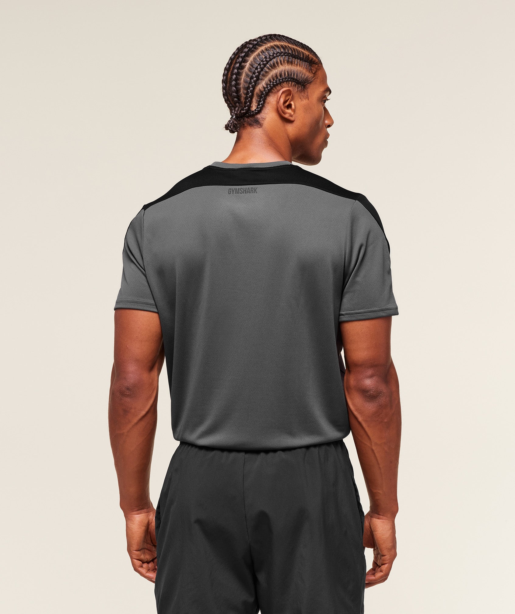 Arrival Block T-Shirt Dark Grey
