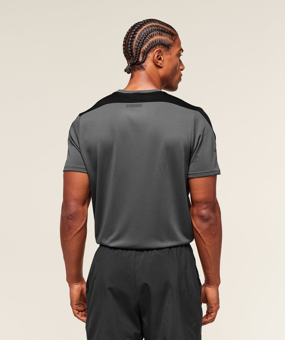 Arrival Block T-Shirt Dark Grey