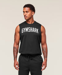 Worn Graphic Tank Black