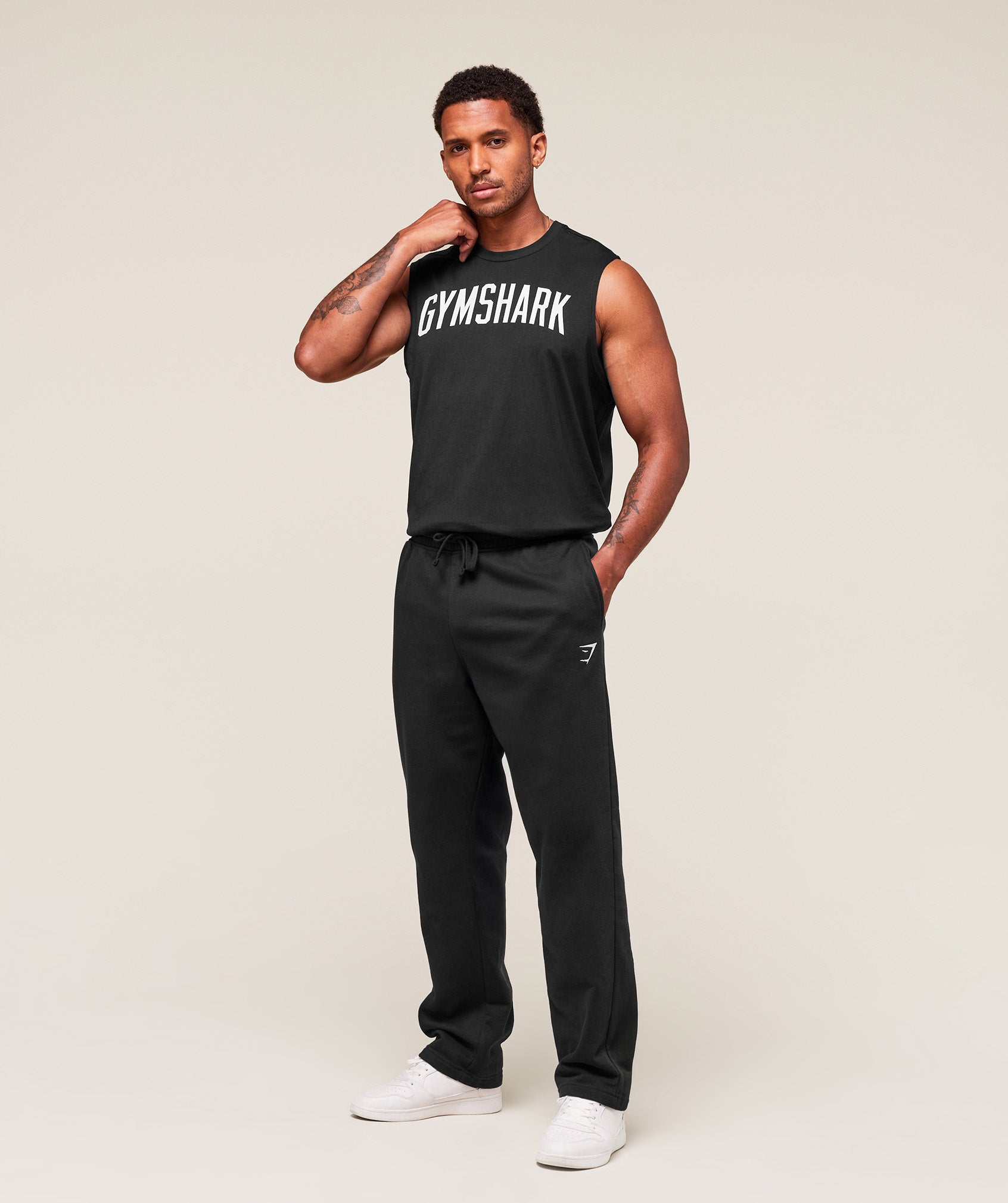 Worn Graphic Tank Black