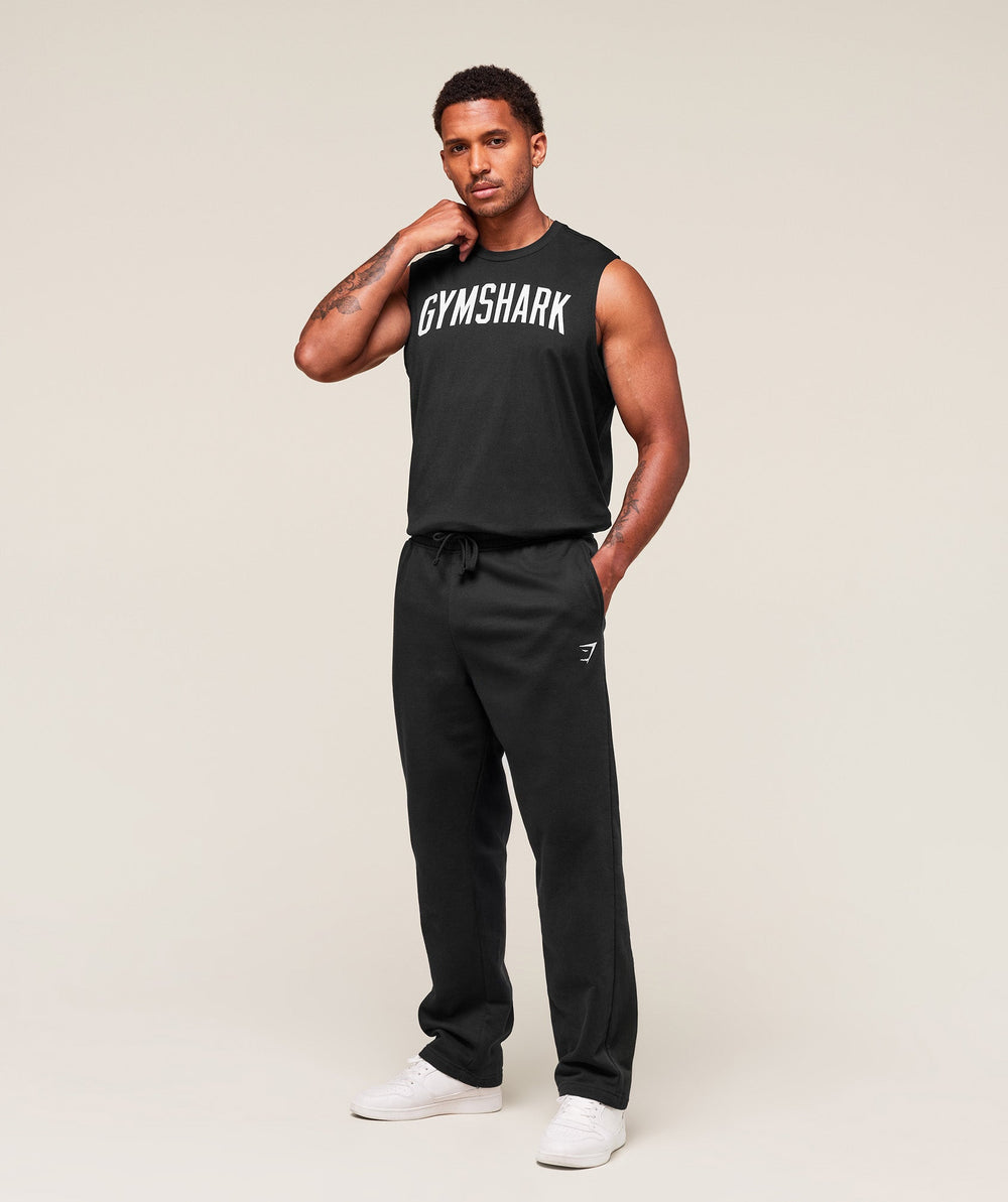 Worn Graphic Tank Black