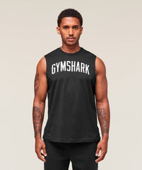 Worn Graphic Tank Black