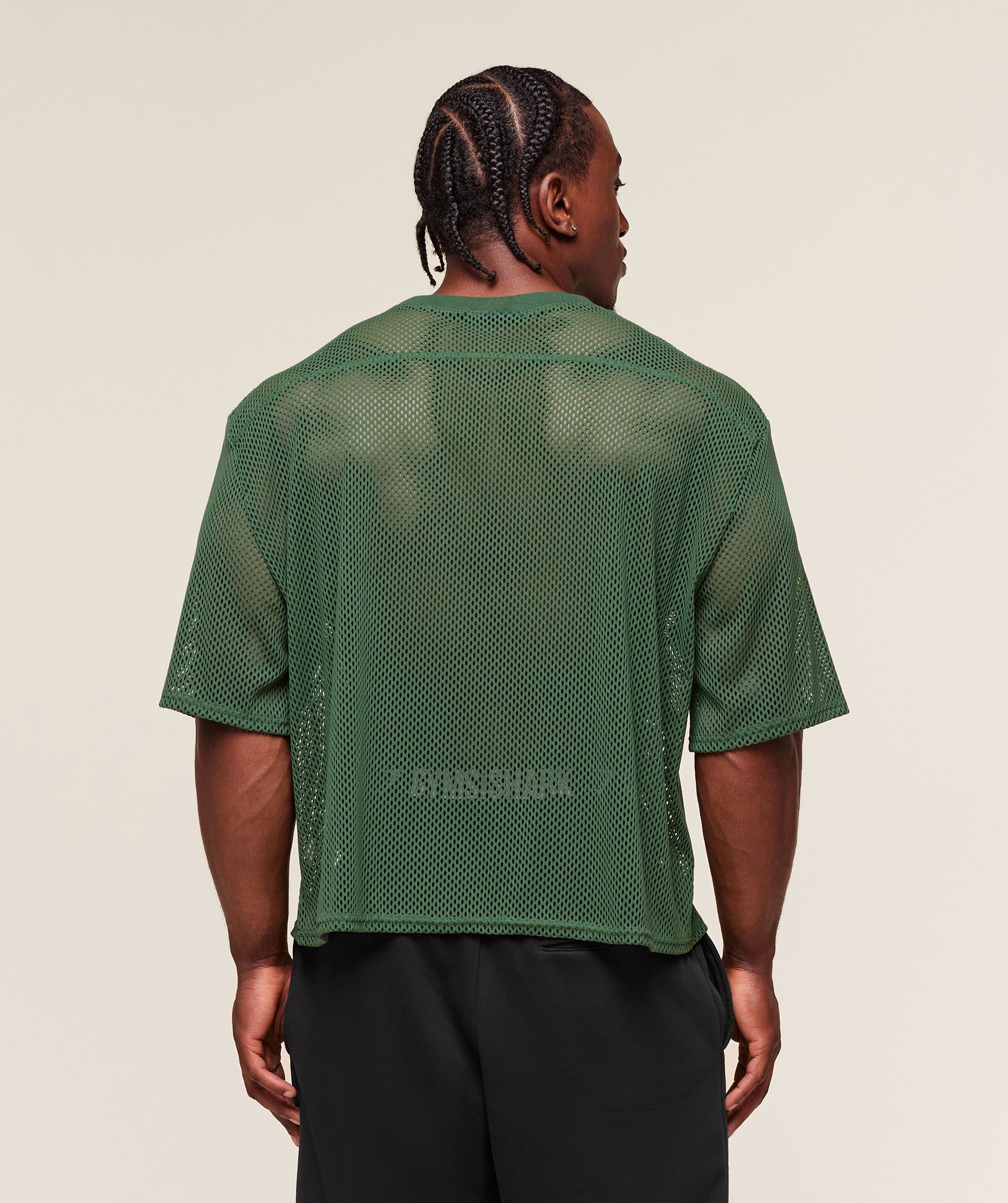 Mesh Oversized T-Shirt Classic Green
