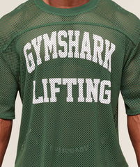 Mesh Oversized T-Shirt Classic Green
