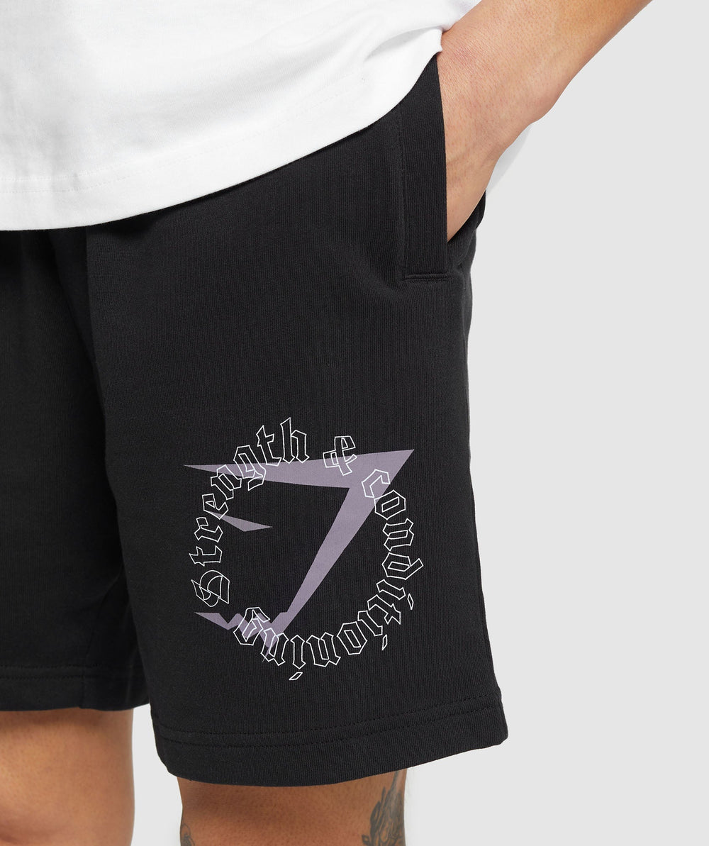 Strength and Conditioning 7" Shorts Black