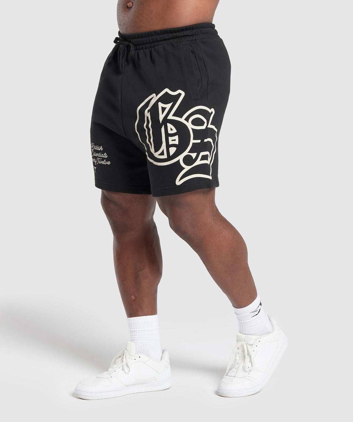 Varsity Graphic Shorts Black