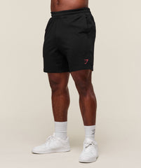 Prime 7" Shorts Black/Vivid Red