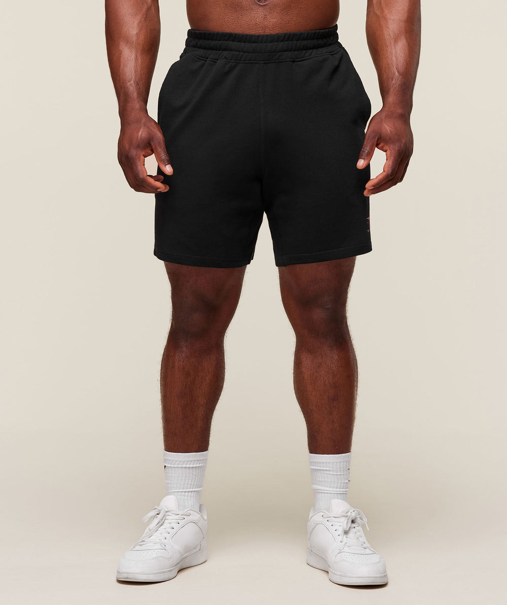 Prime 7" Shorts Black/Vivid Red