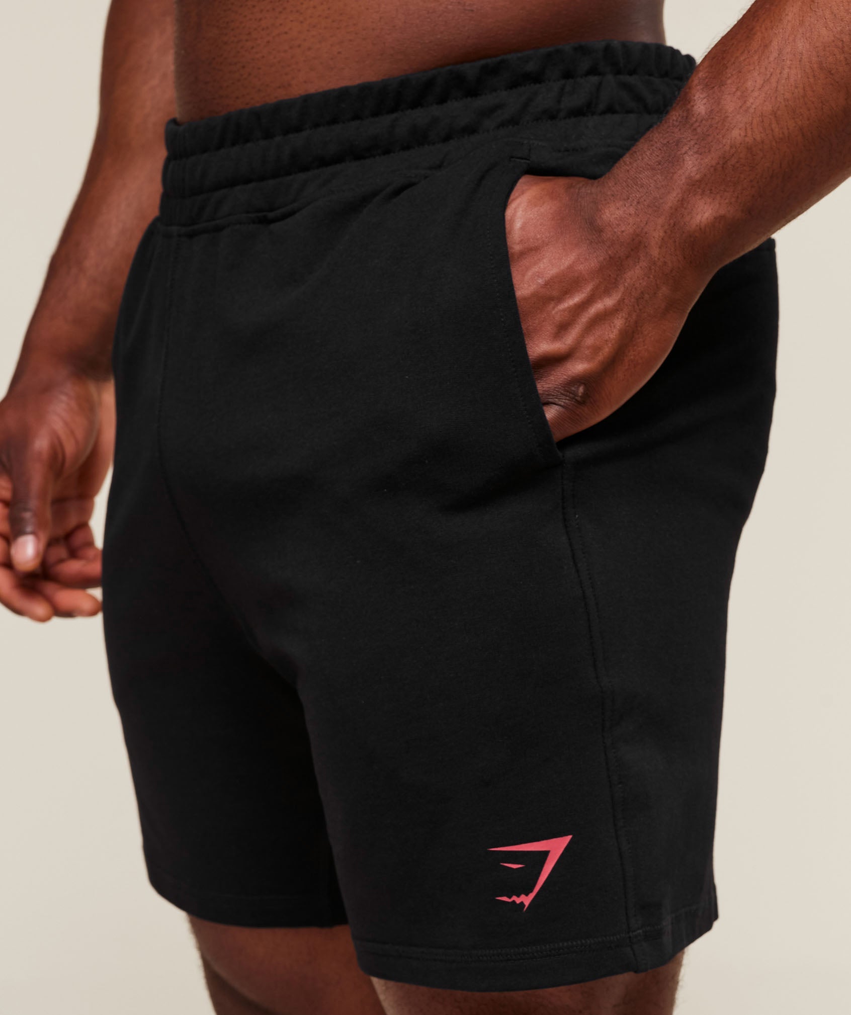 Prime 7" Shorts Black/Vivid Red