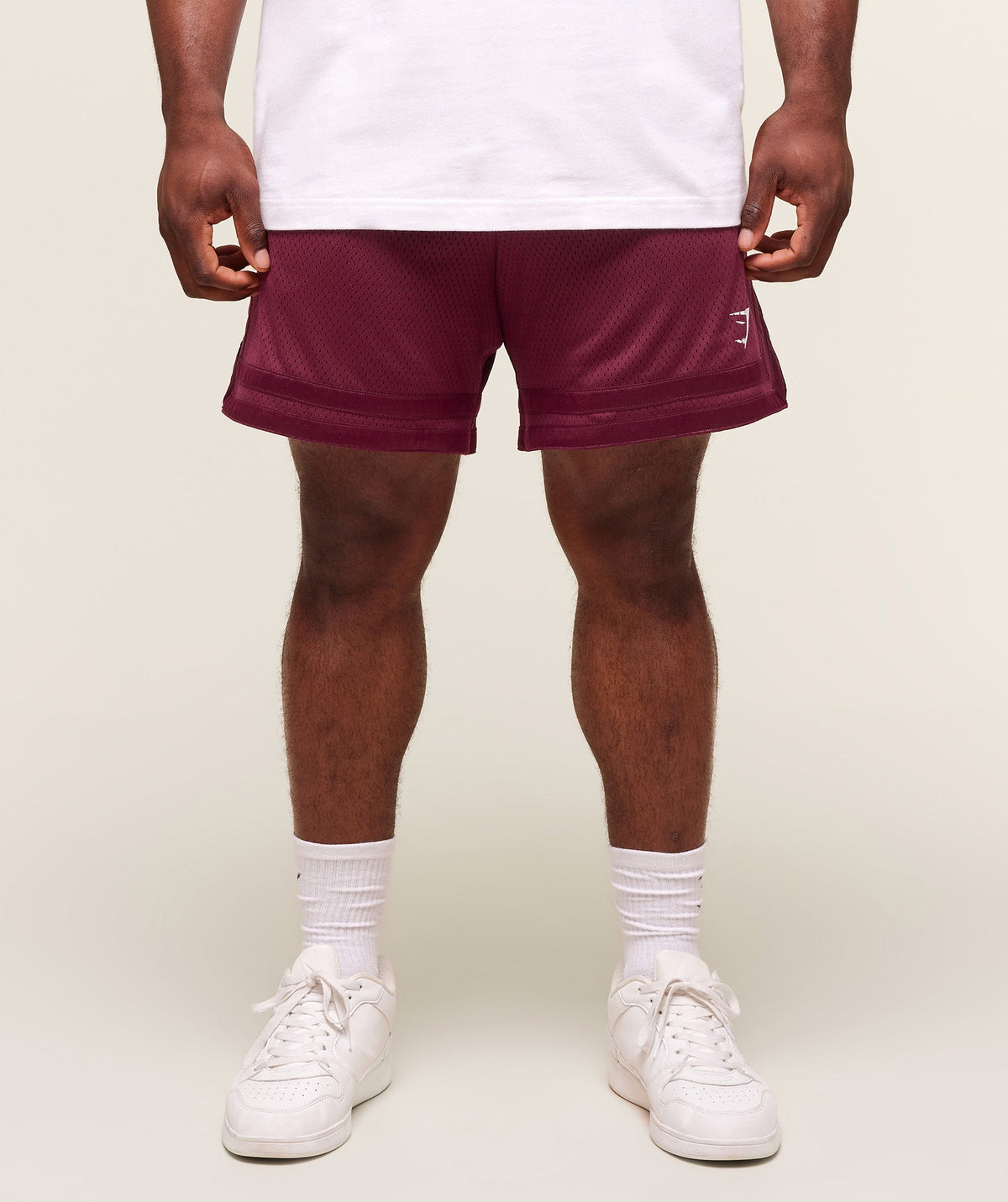 Varsity Mesh Shorts Strong Pink